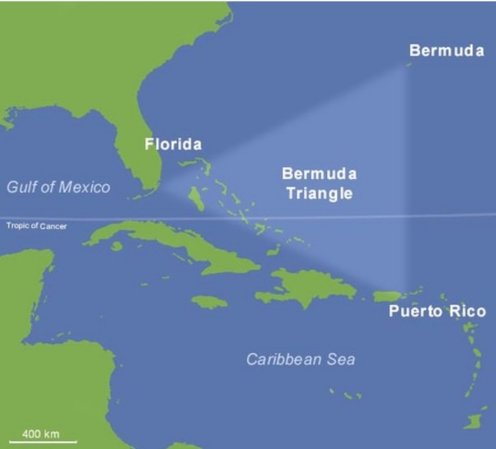 Bermuda triangle photography